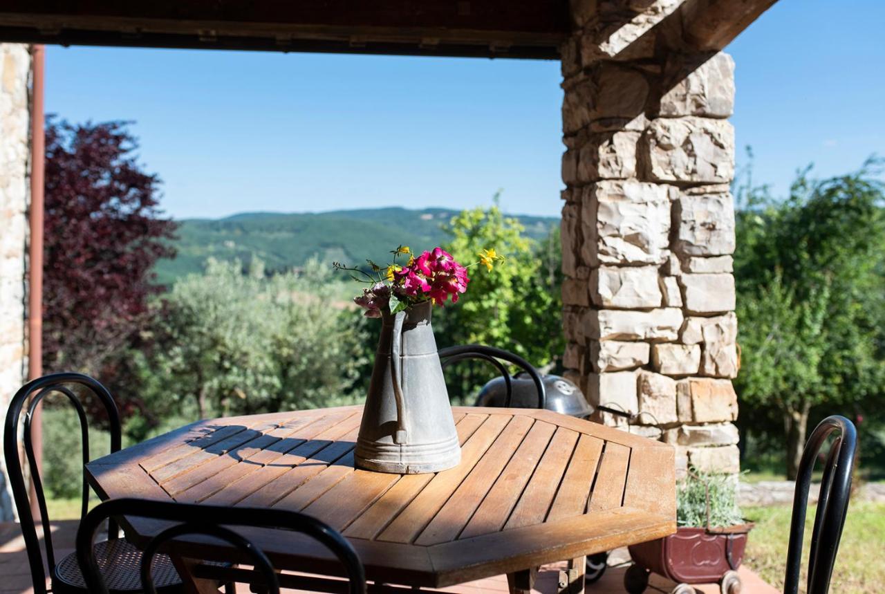 Casa Degli Ulivi - Cottage With Swimming Pool Castellina in Chianti Eksteriør billede