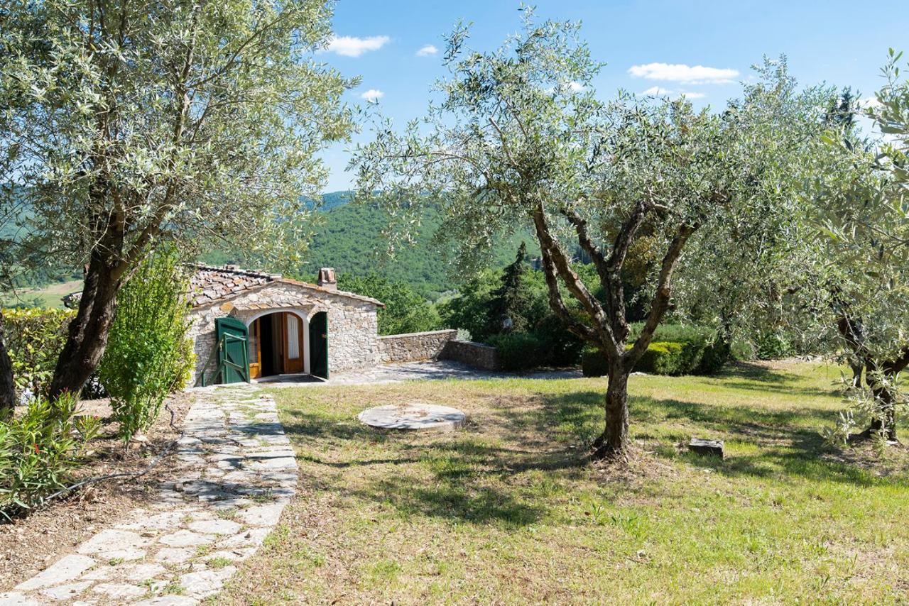 Casa Degli Ulivi - Cottage With Swimming Pool Castellina in Chianti Eksteriør billede